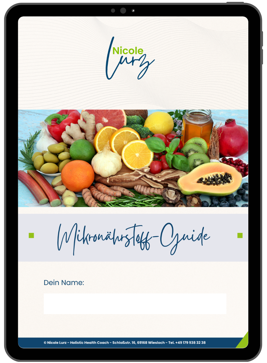 Mikronährstoff-Guide – Ihr Geschenk bei der Newsletter-Anmeldung